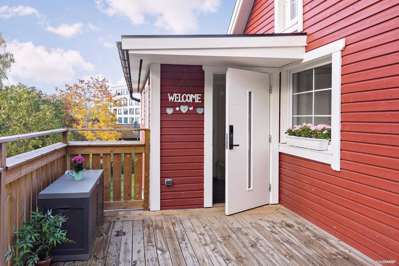 Charming Apartment In A Red House In Estocolmo Exterior foto
